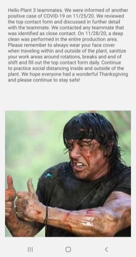 We're starting to drop like flies while management quarantines themselves.