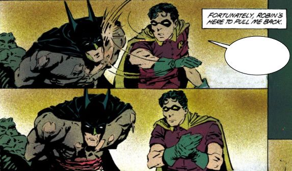 We've all seen the Batman slapping Robin meme, but the reverse has just ...