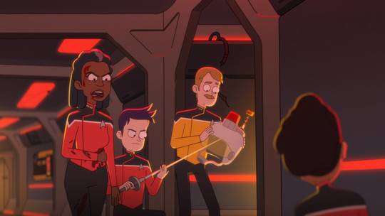 What about Sulu? Ohhh He rocked a sword, that was his thing. That could be your thing too! We've do for a new sword guy!!