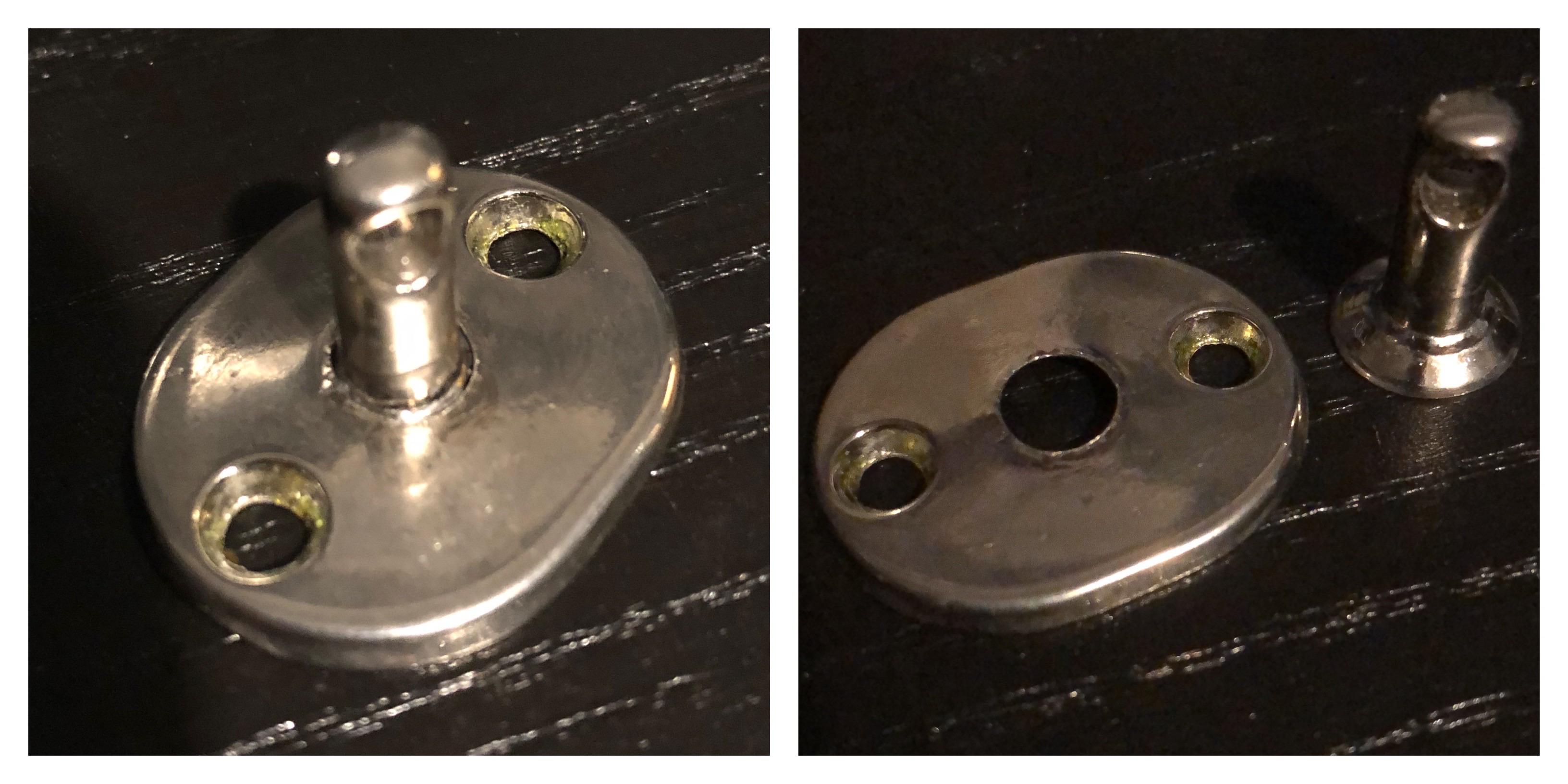 What are these padlockable locking posts called? They’re often used on ...