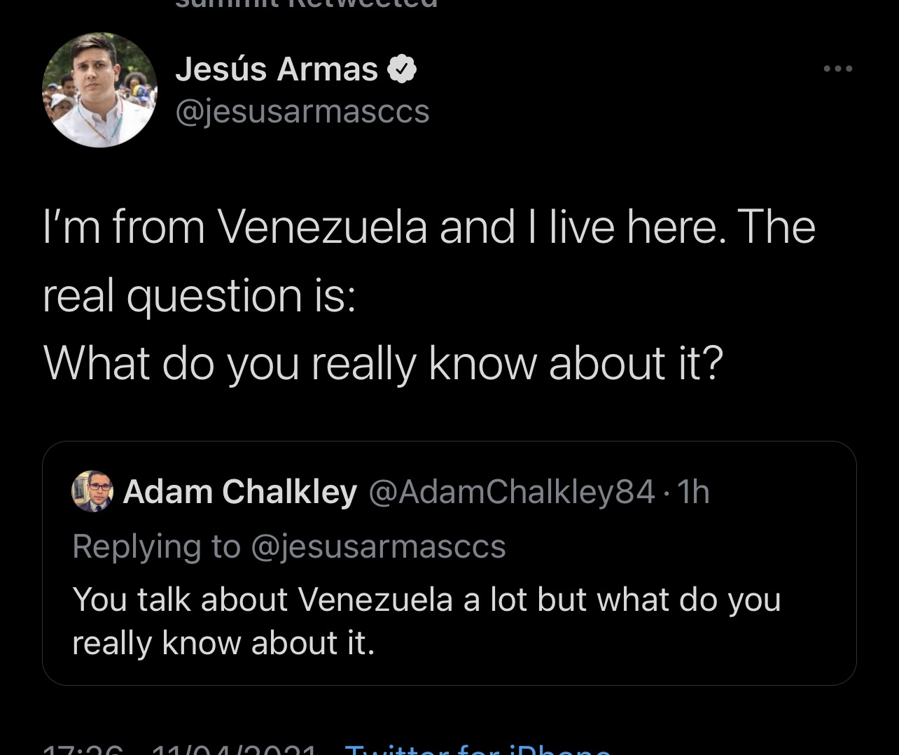 What do you know about Venezuela?