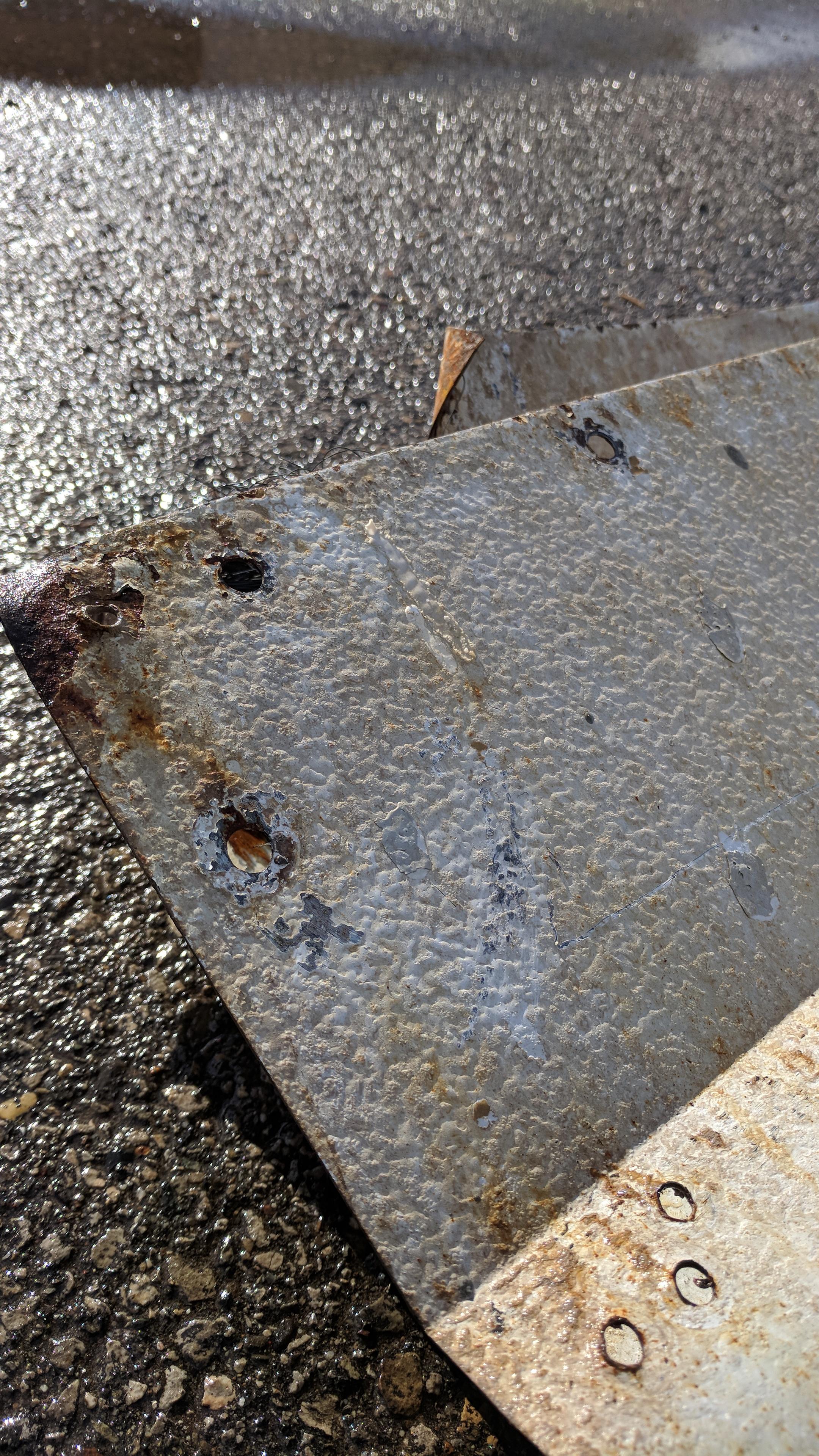What is this material called? 16 ga galvanized steel with a bumpy ...