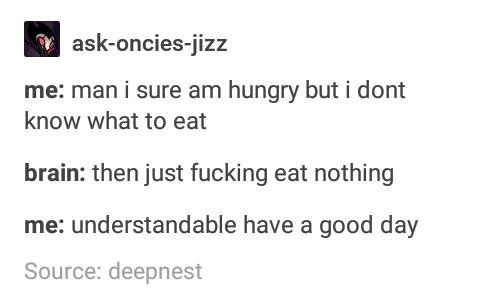 When 2 days into a fast...