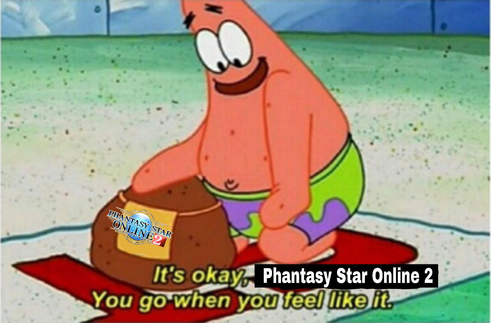When Pso2 is down so you end up making memes | Scrolller