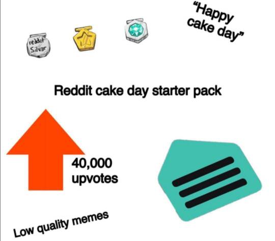 When you realize its your cake day at 11:05 pm so you put 0% effort into making meme