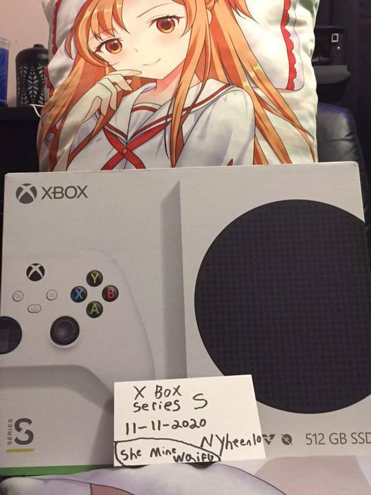 When your waifu help sells your Xbox series S