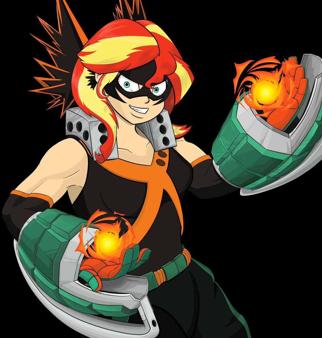 Which MHA Character Would Sunset Be? Art created by Me!