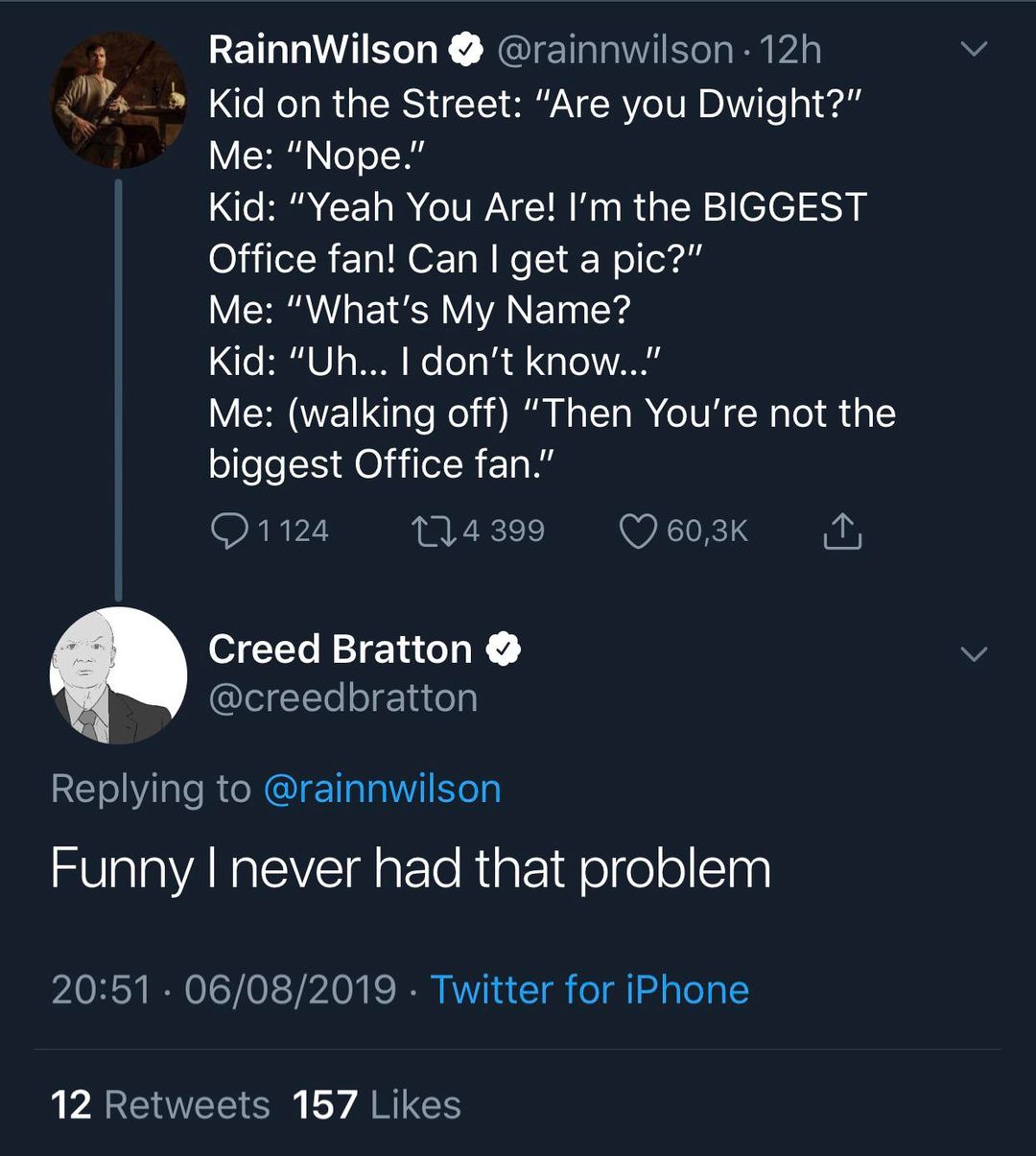 “Which one is [Dwight]?”