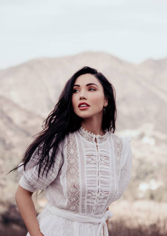 White Dress visible nipple