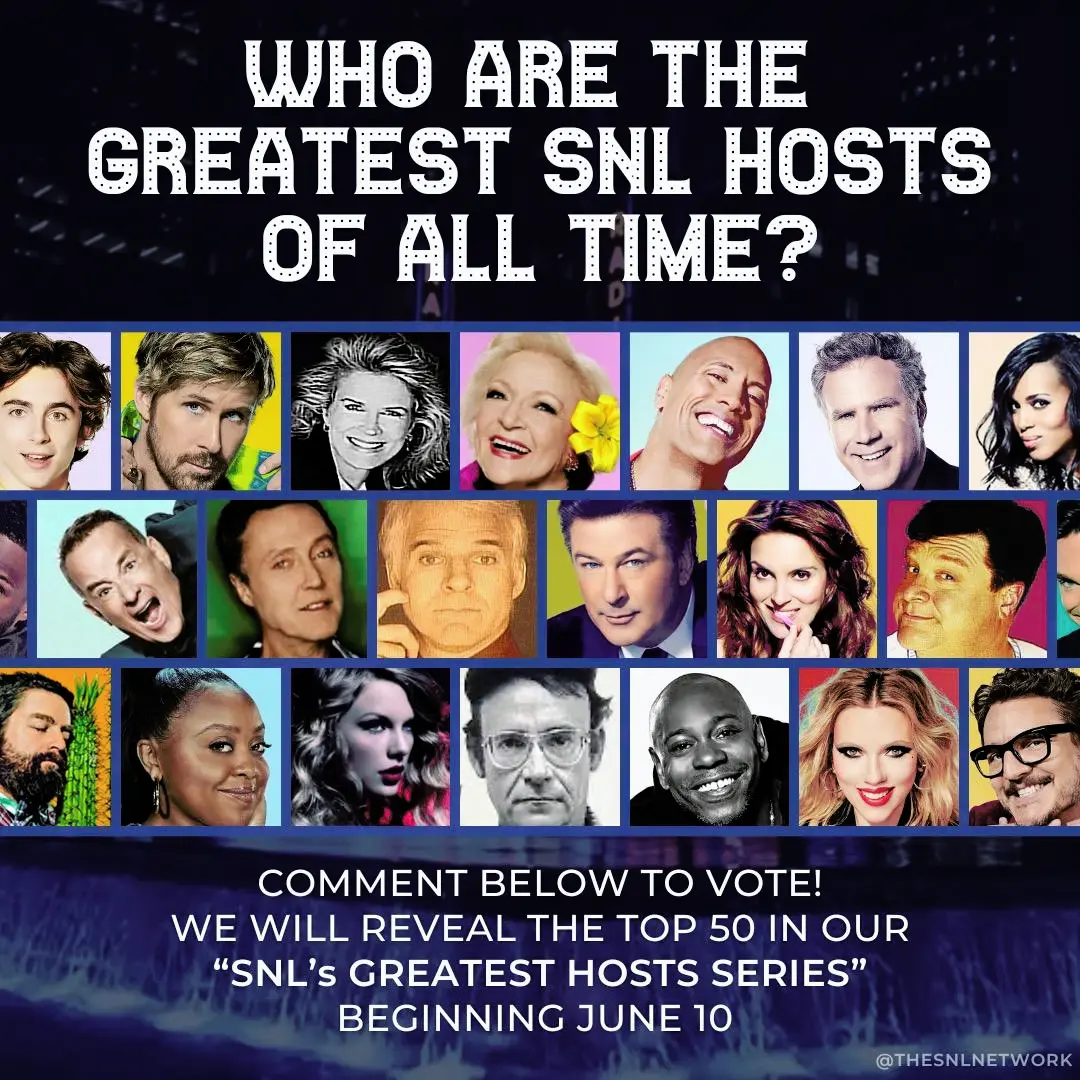 Who are the greatest SNL hosts of all time? Comment below to get your ...