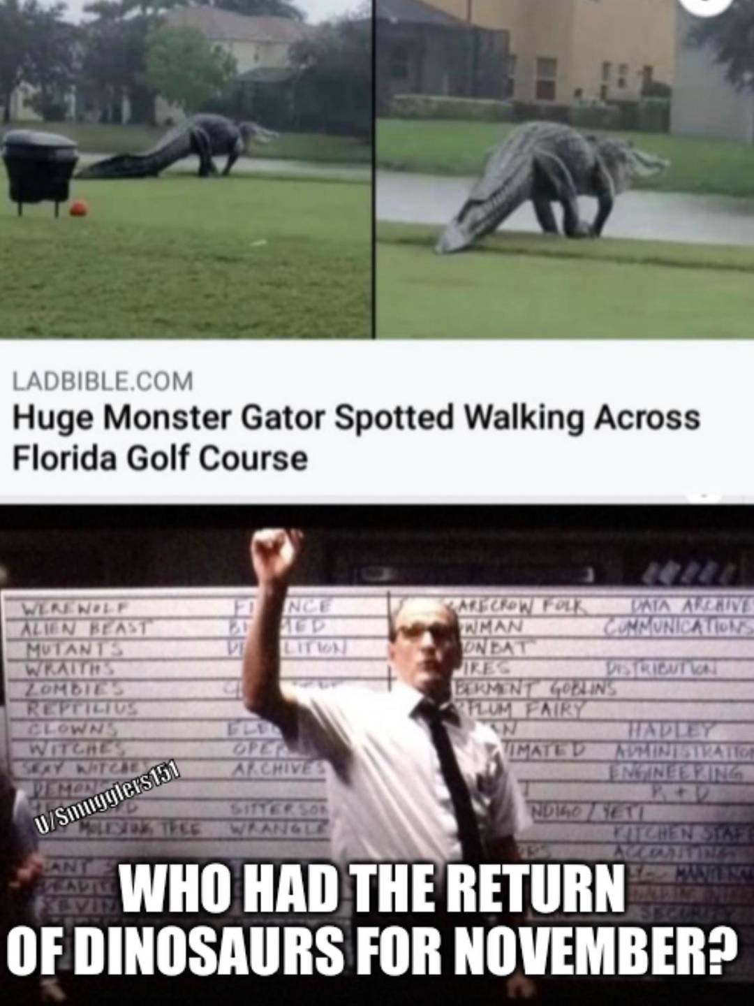 Who had dinos?