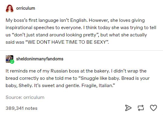 Wholesome Non-english speaking boss stories