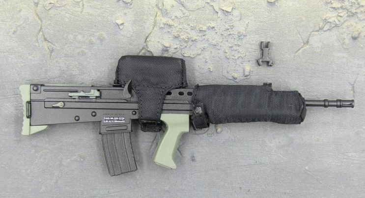 Why do the Queen's Guards' SA80s have these strange canvass covers on