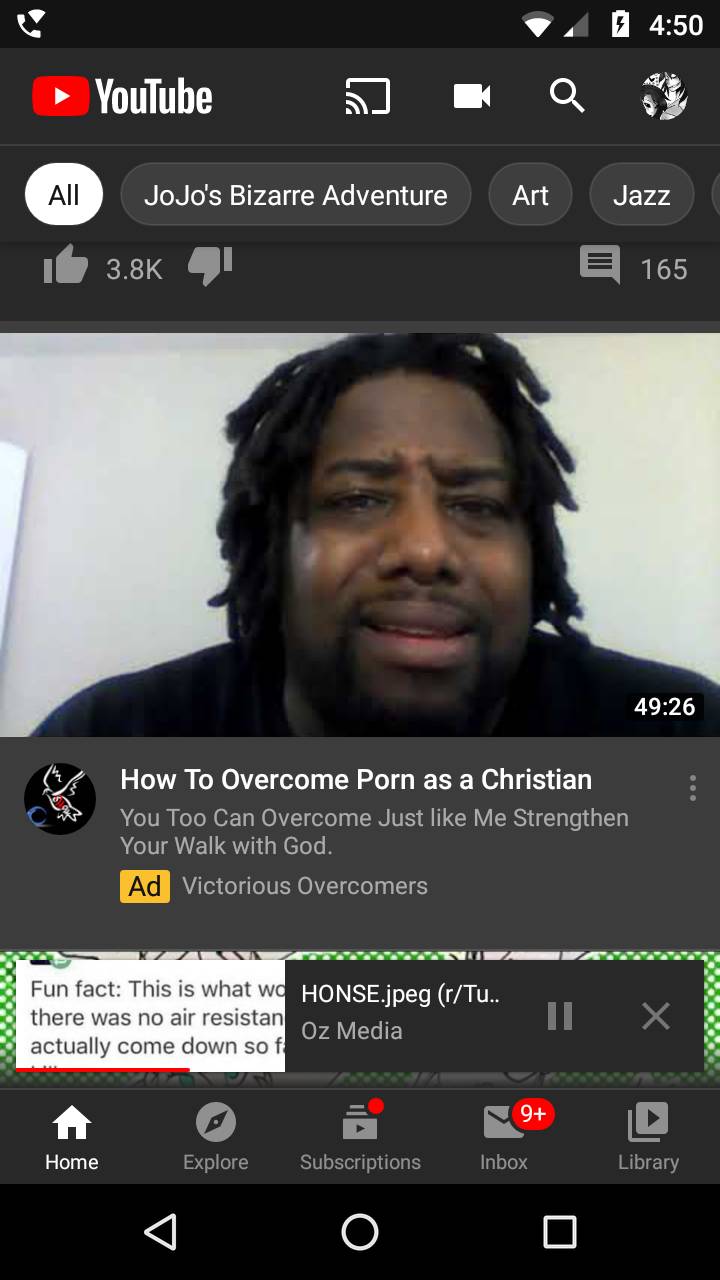 Why was this in my youtube