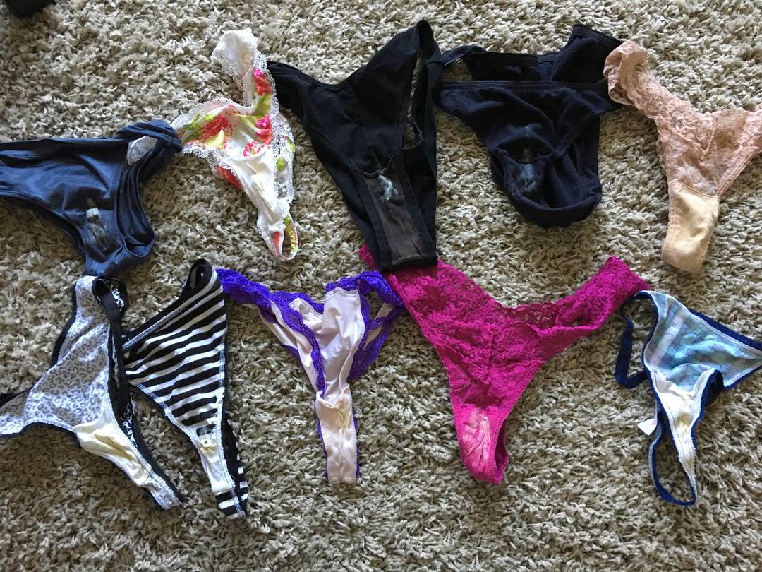 Wife’s dirty panties from business trip.