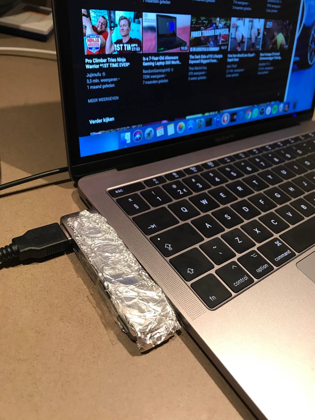 Wifi stops working when I use my adapter without tinfoil. Why?