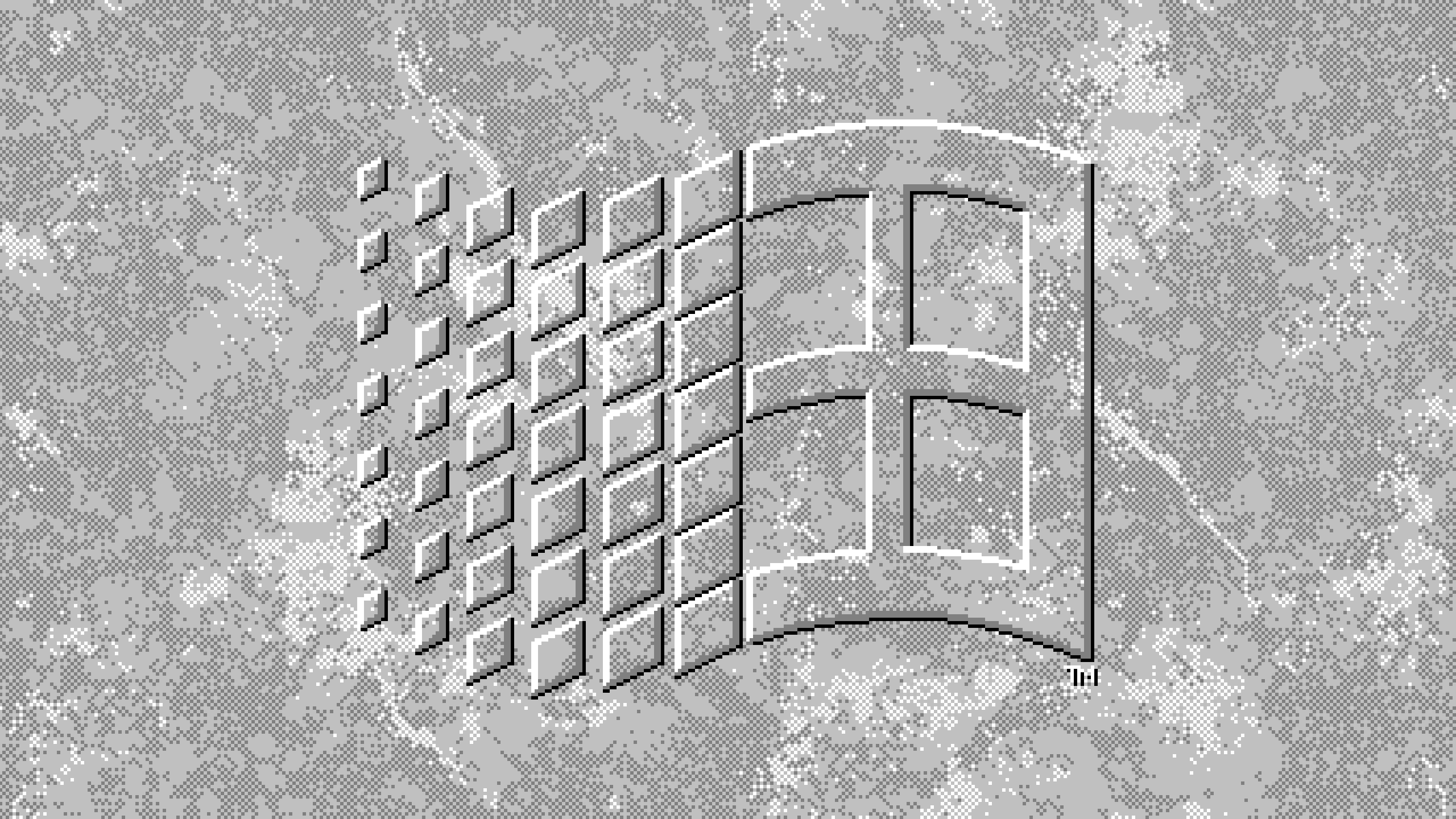 Windows 3.1 logo wallpaper adapted to 16:9 2K resolution by me ...