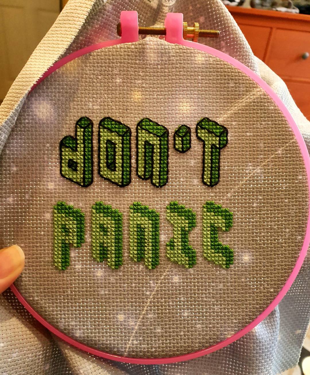 [WIP] My first time using backstitch in a project and... woah!