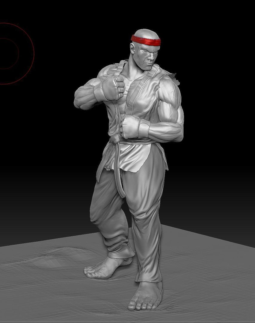 wip Ryu from street fighter.