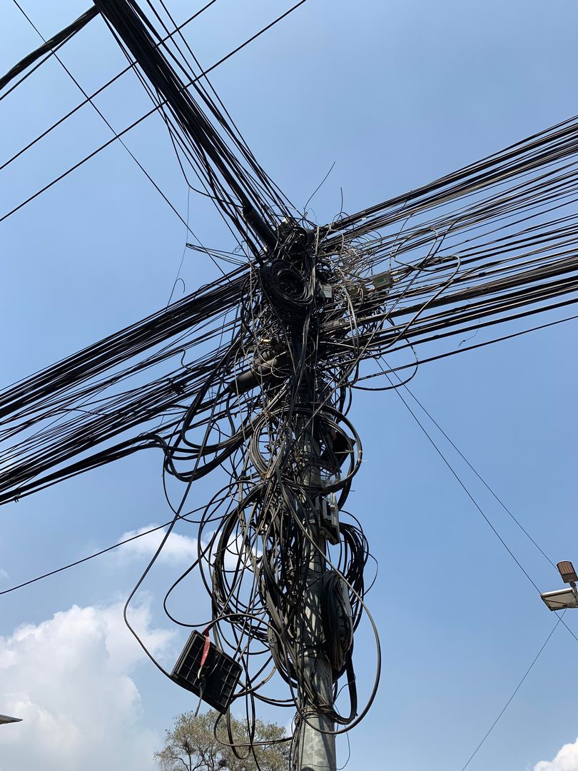 Wires bloody Wires