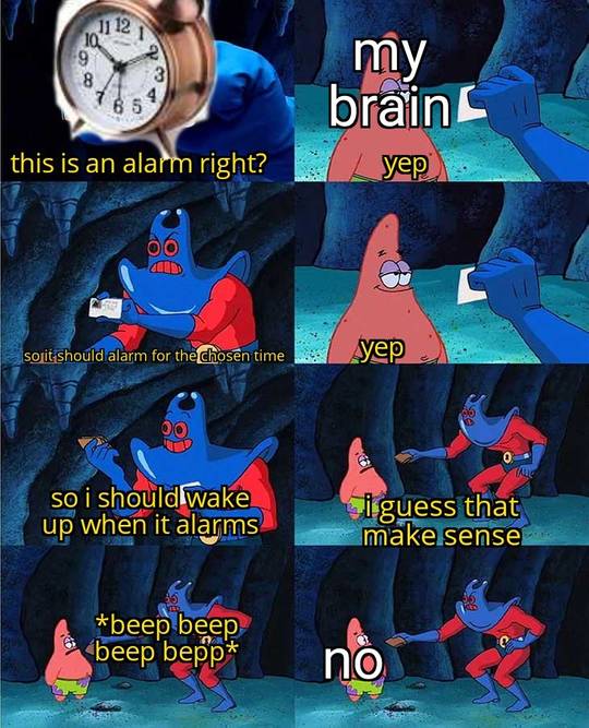 Woke up an hour late lmao