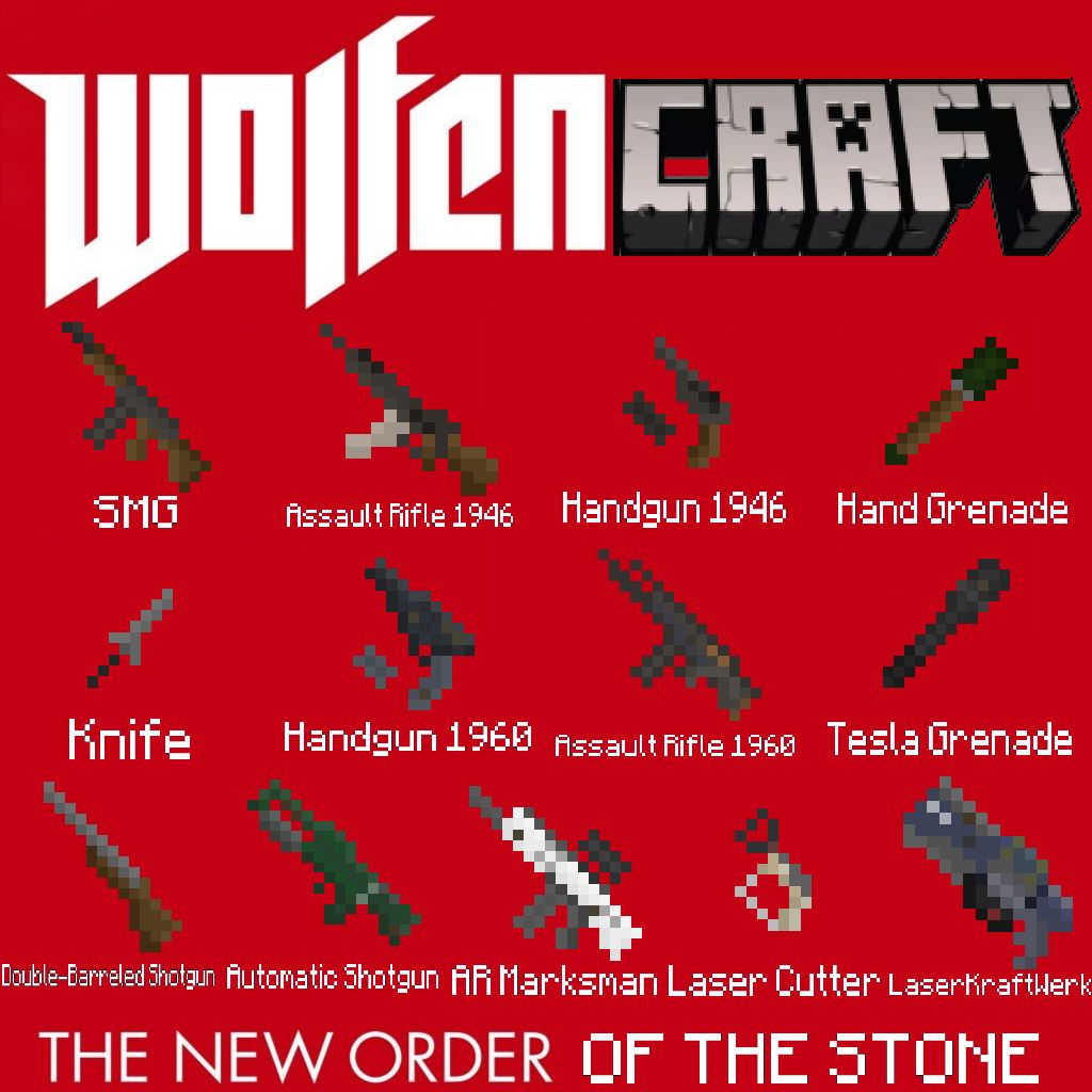 Wolfenstein The New Order's beloved weapons drawn in a... familiar
