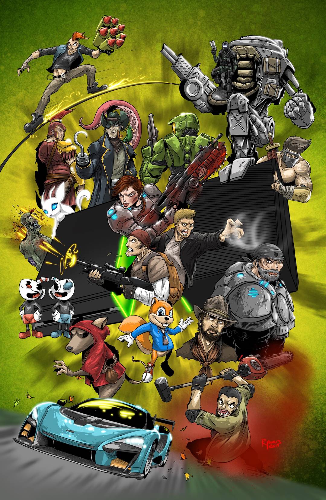 Xbox One by Rob Powers