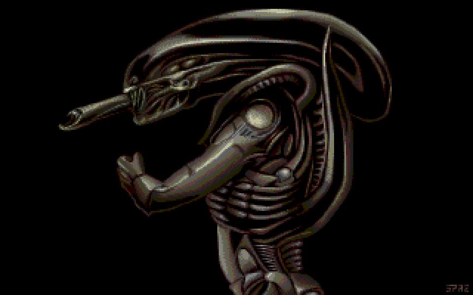 Xenomorph pixel art