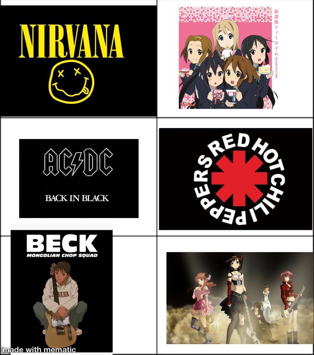 Yea I listen to rock..