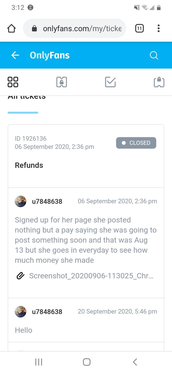 You can get refunds on onlyfans Scrolller