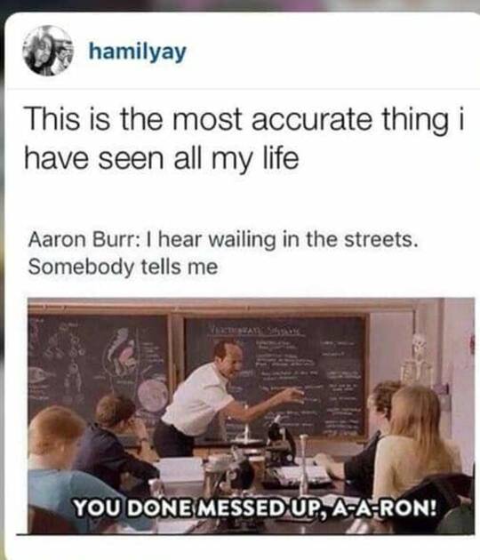 You done messed up
