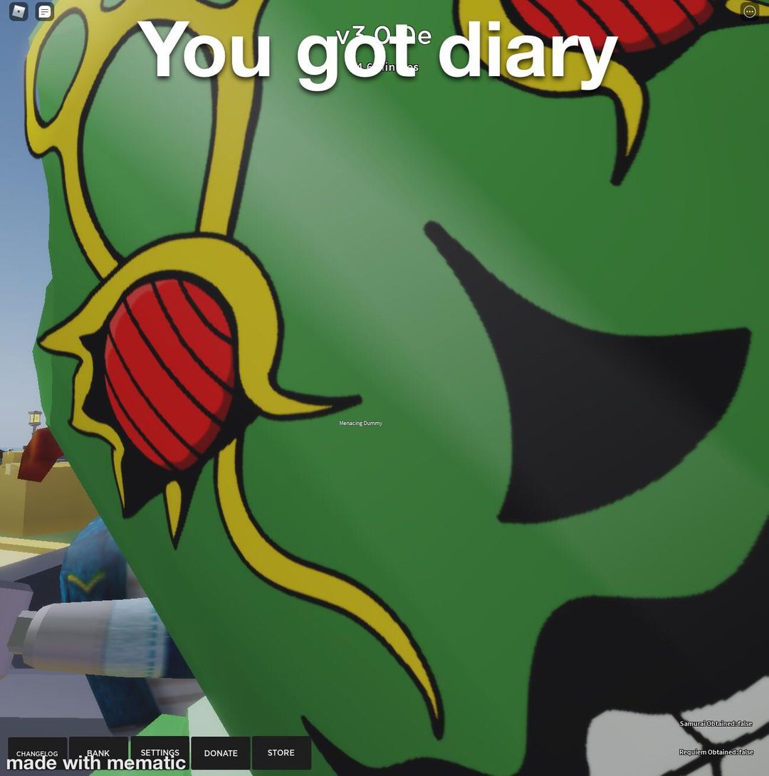 You got diary?