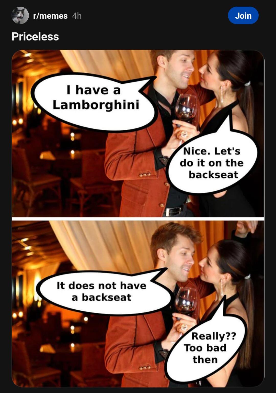 You know the punchline