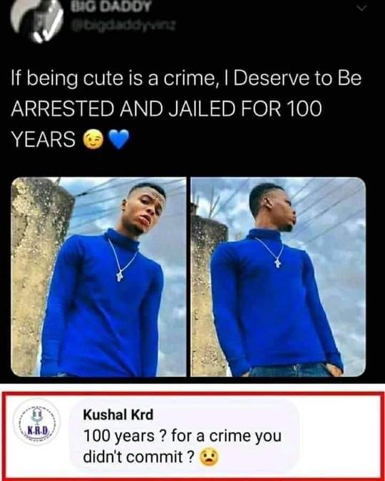 You look innocent