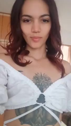 "100% natural petite body with sexy alternative ink."