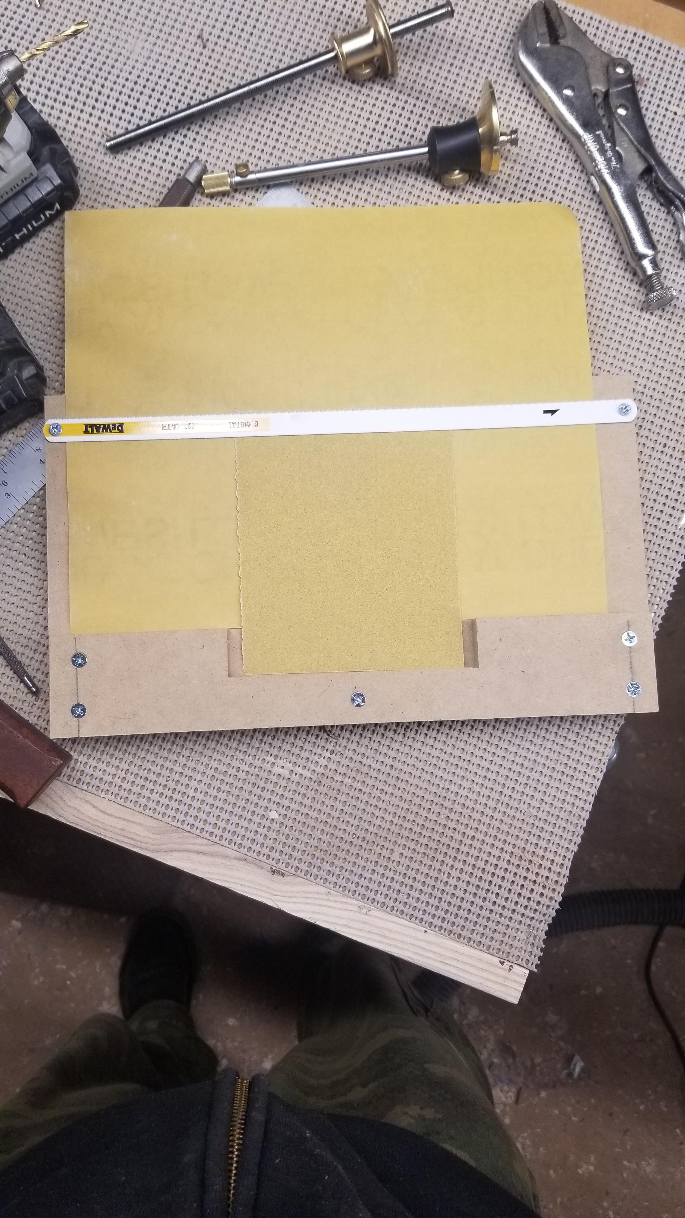 1/4 sheet sandpaper ripper upper Scrolller