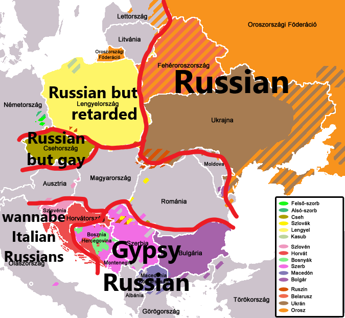 100% Scientifically accurate map of Slavic "languages"  Scrolller