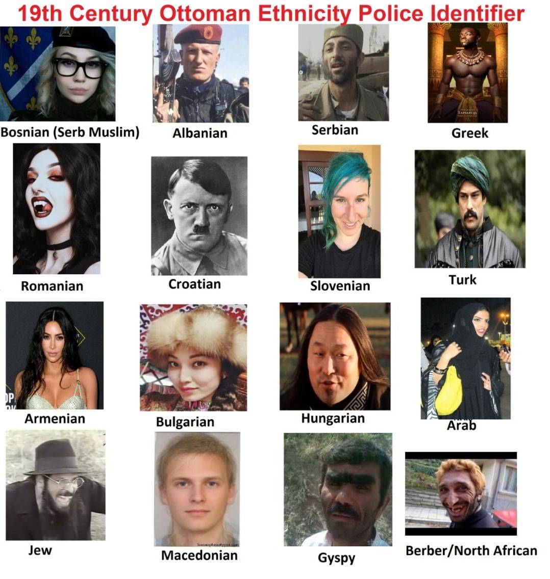 19th Century Ottoman Ethnicity Police Identifier Scrolller