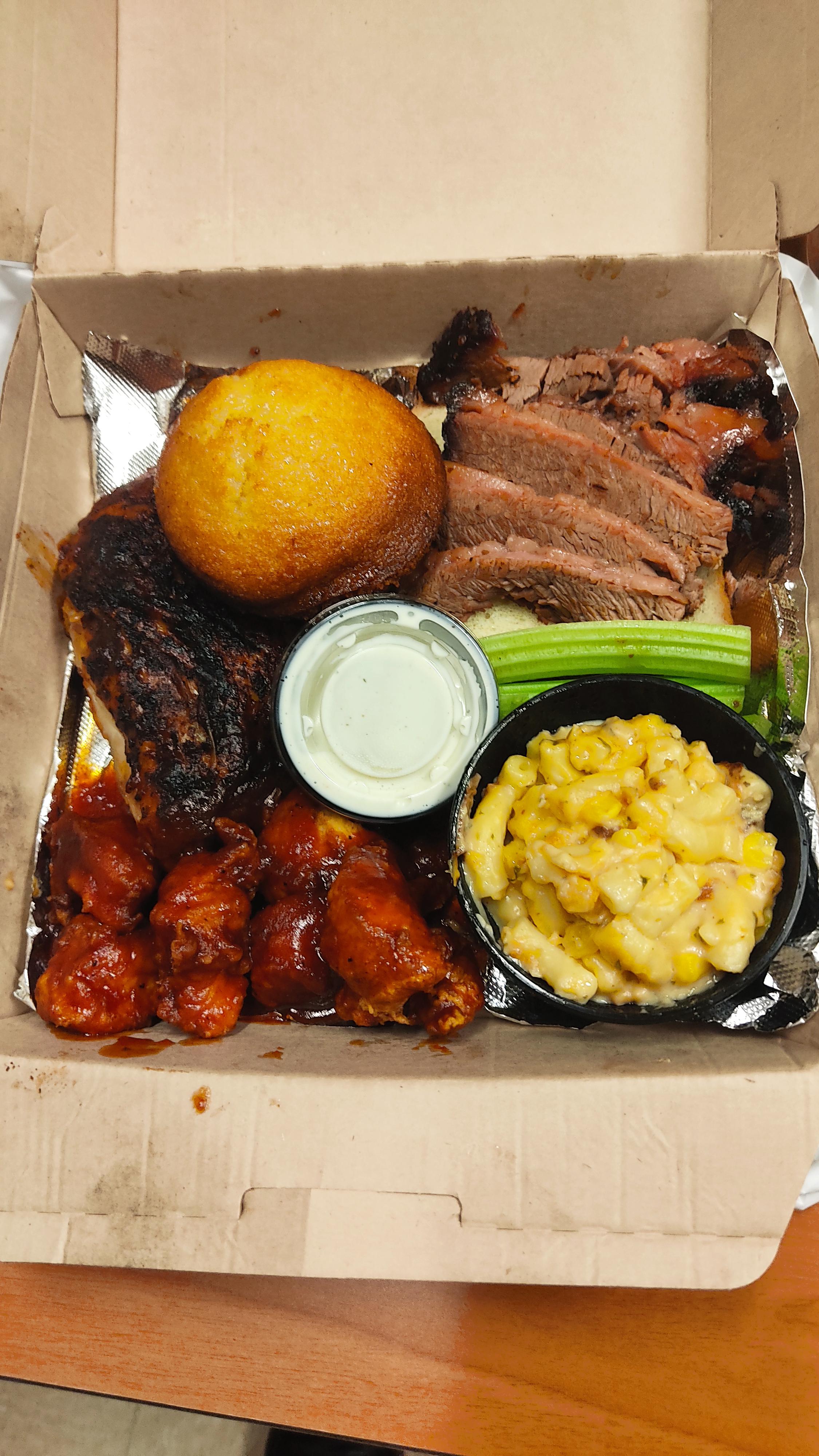 3 Meat Platter From Dave's BBQ. | Scrolller