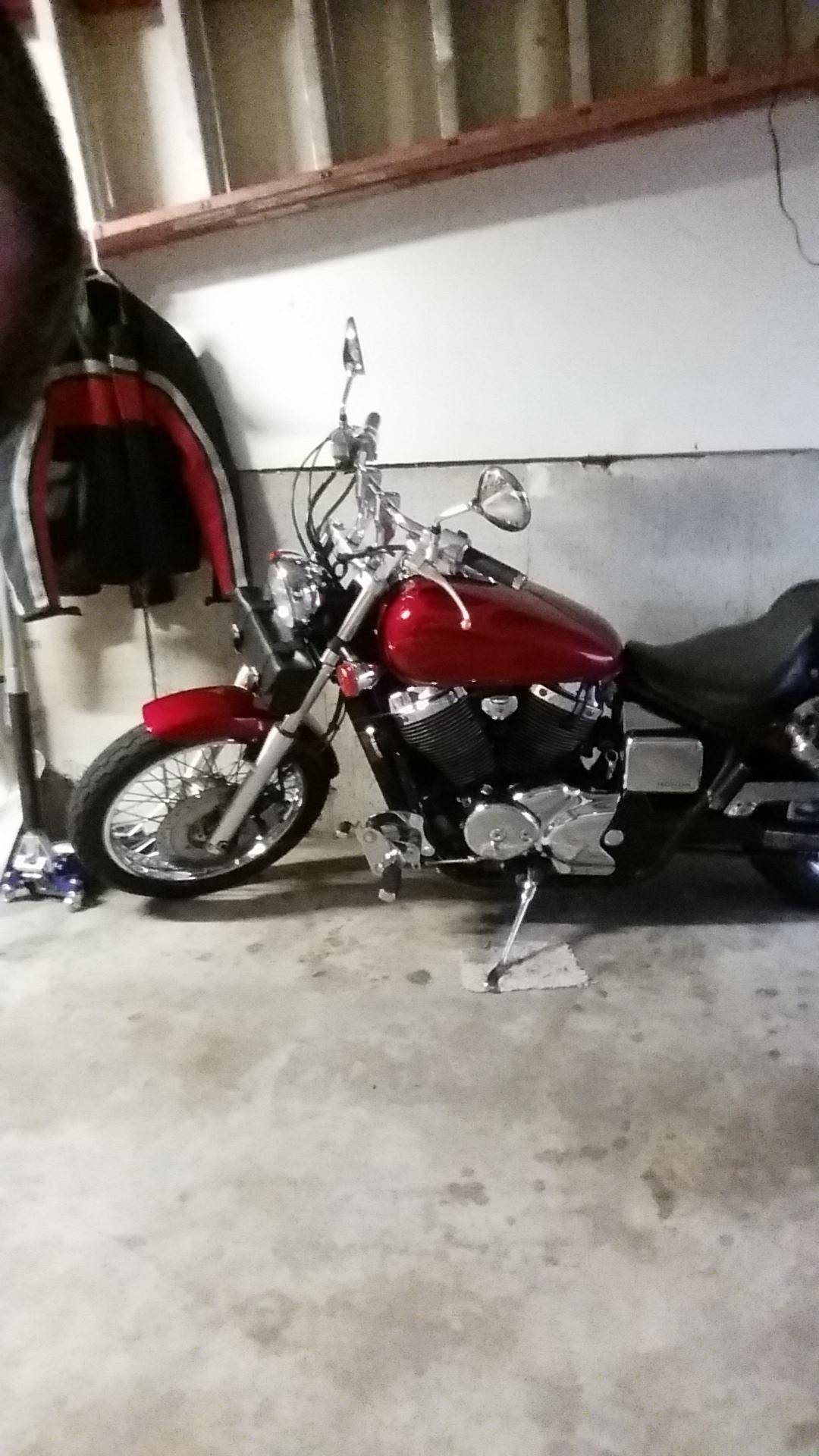 4" forward control extensions for my shadow spirit 750. Scrolller