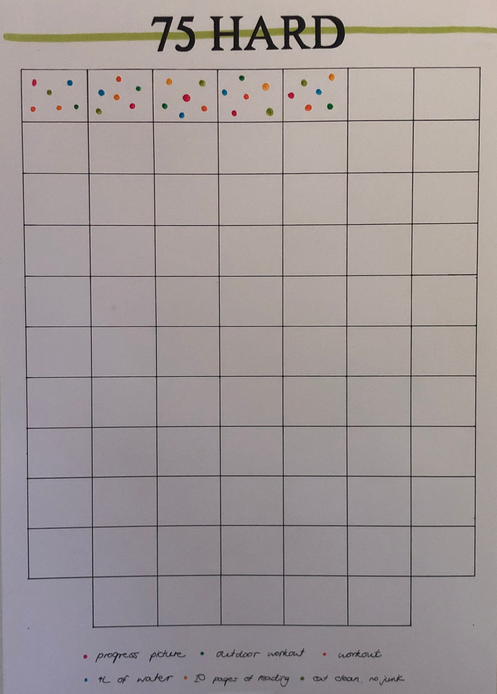 75 HARD CONFETTI TRACKER! | Scrolller