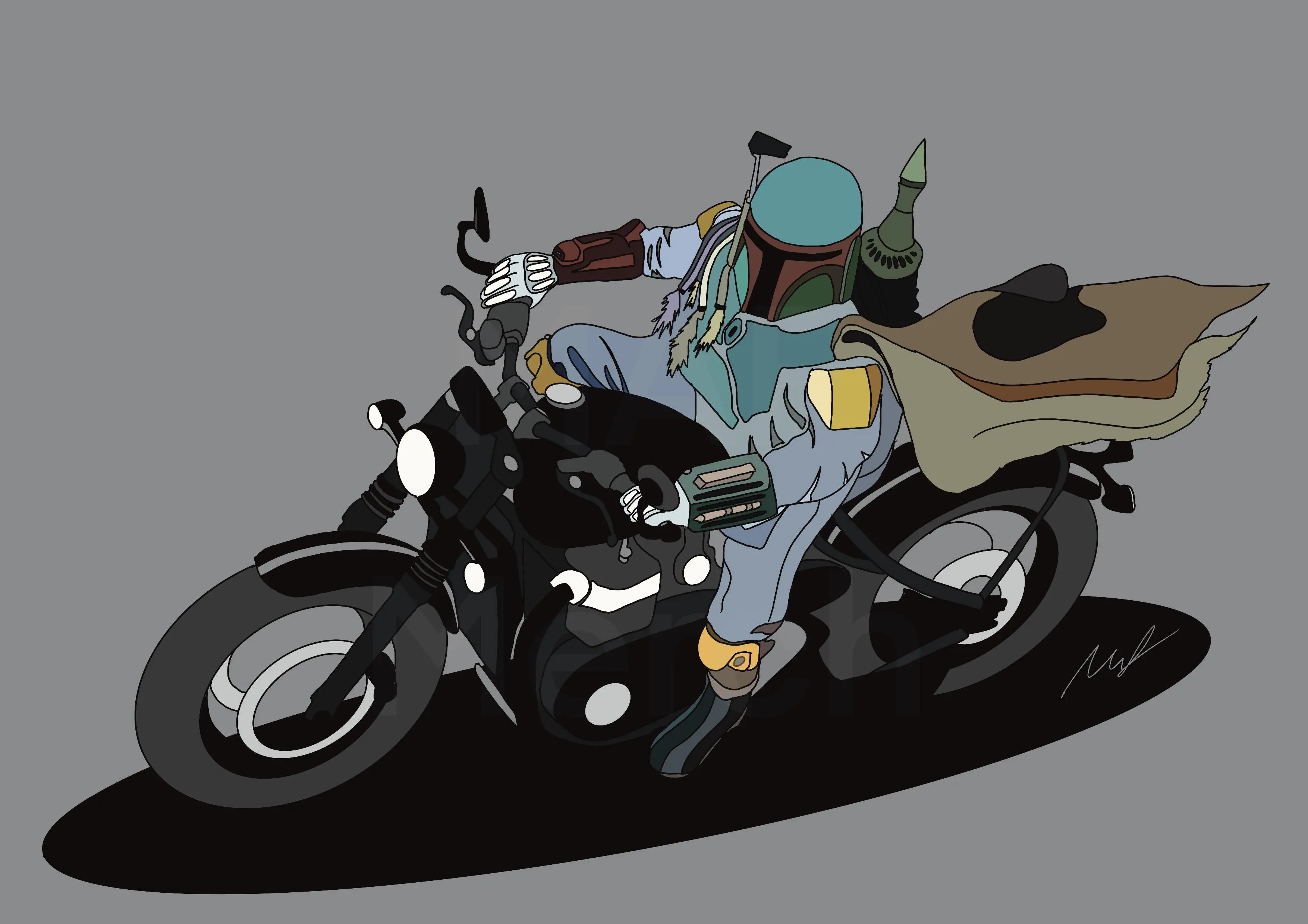A little bit of Drawing fun, Boba on a Bobber. | Scrolller