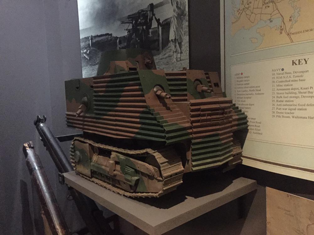 A scale model of everyone’s favourite Bob Semple tank at the Auckland ...