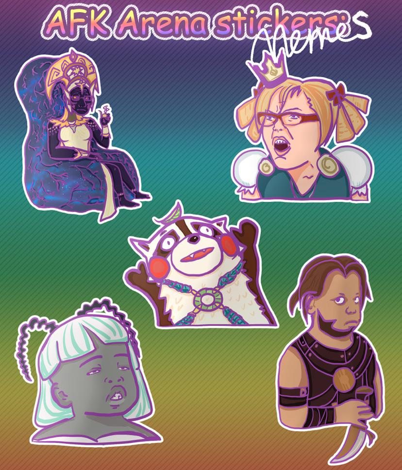 AFK arena stickers: memes | Scrolller
