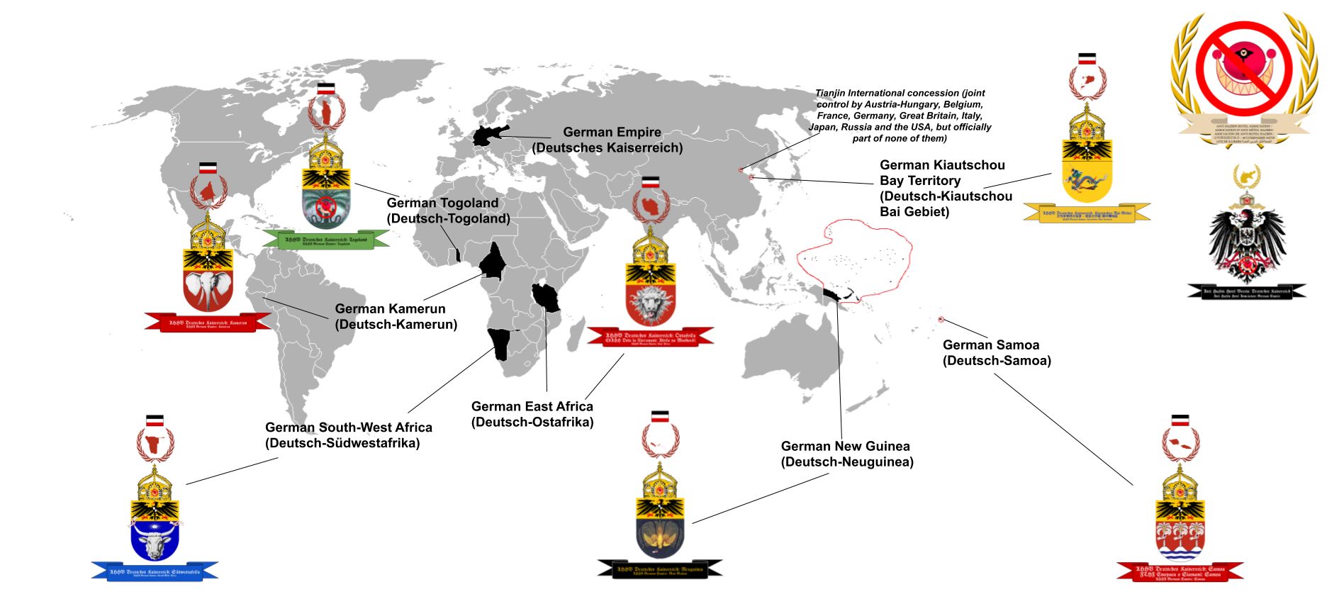 AHHA German Empire Colonial Divisions Scrolller
