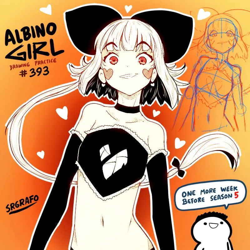 Albino Girl #393