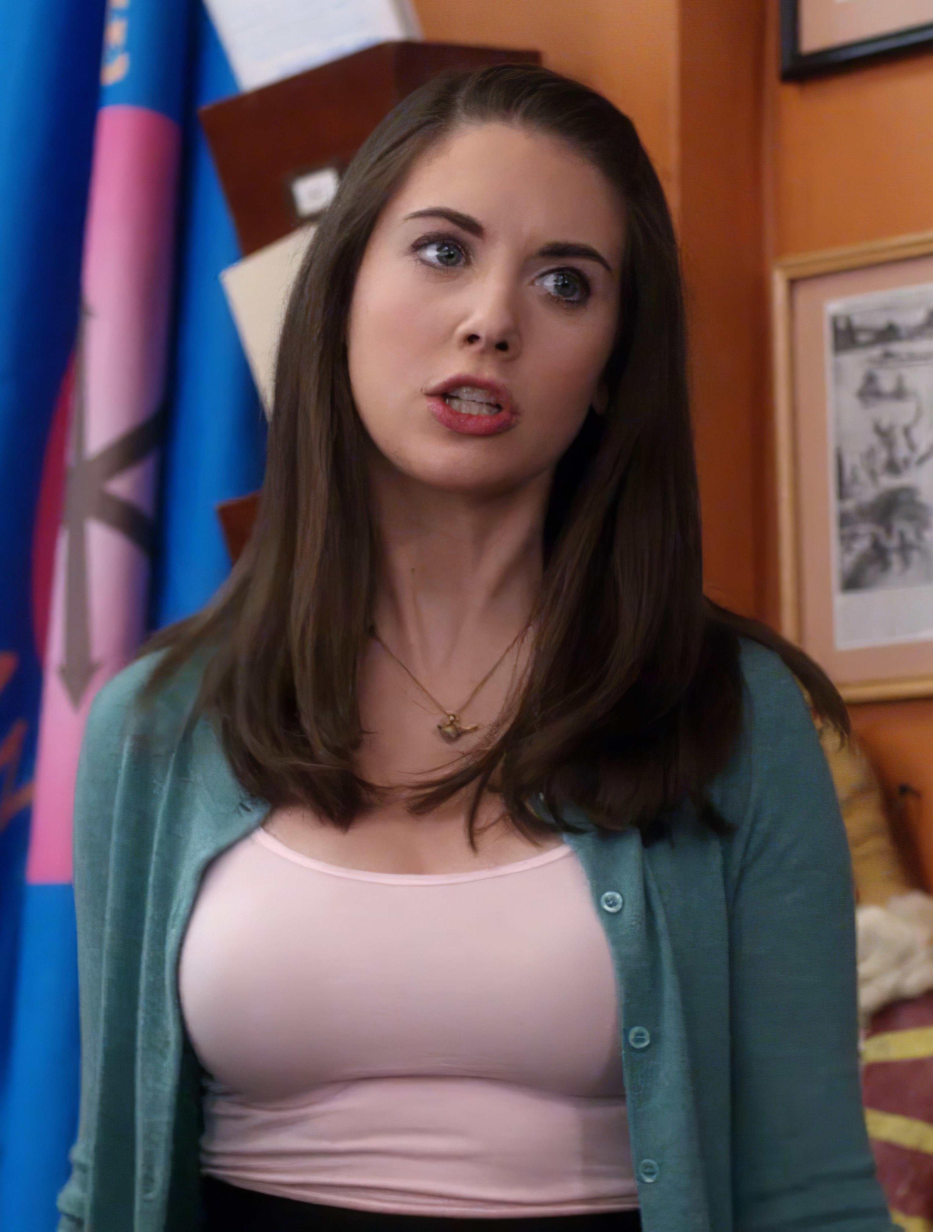 Alison Brie Gets So Tired Of People Wanting Her To Wear Her Star Of Dsbid While They Fuck Her 1398