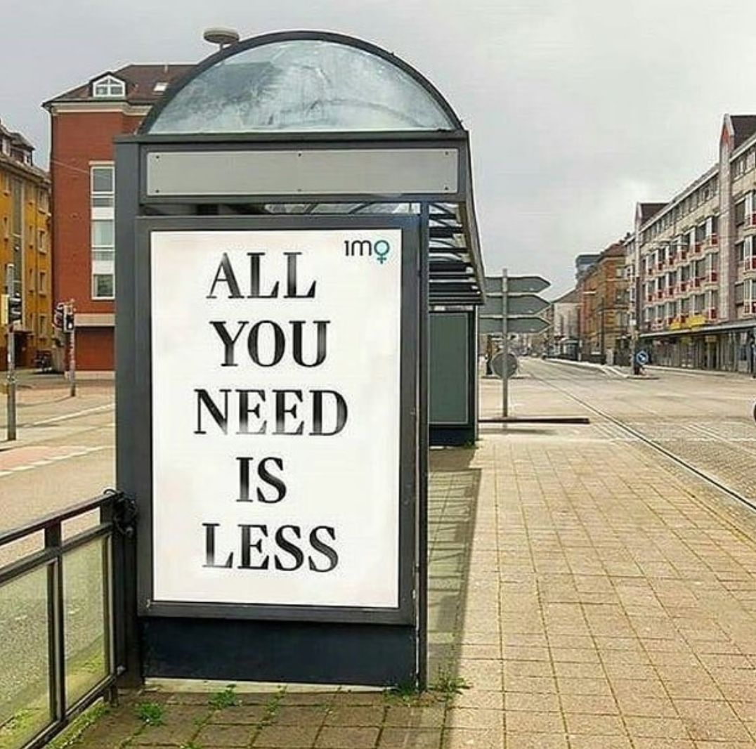 All you need is less, less. Less is all you need. | Scrolller