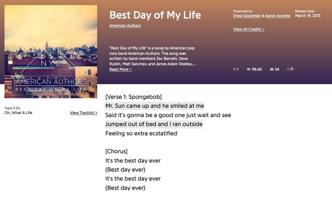 American Authors Best Day of My Life Stories of Growth and Transformation