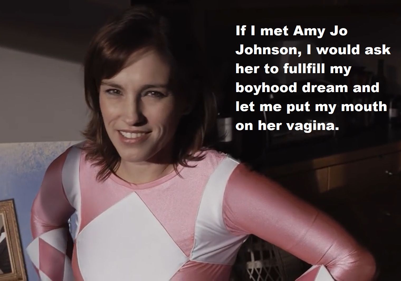 Amy Jo Johnson Back In Pink Scrolller